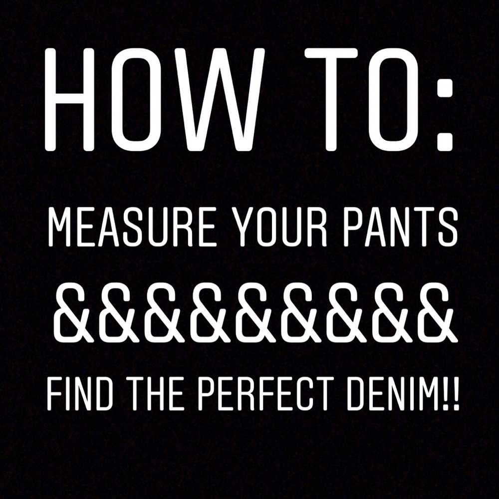 How to measure your body and denim